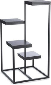 STOJAN NA KVETINÁČ KASKADA 79X40X40 CM ČIERNA