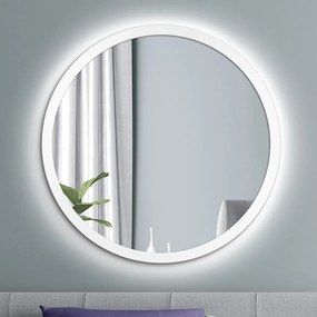 Zrkadlo Balde White LED Rozmer zrkadla: ø 110 cm