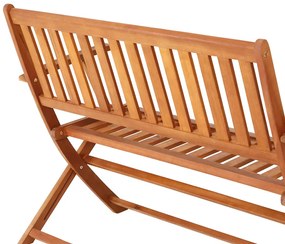 InternetovaZahrada Skladacia lavička 120 cm  - eukalyptus