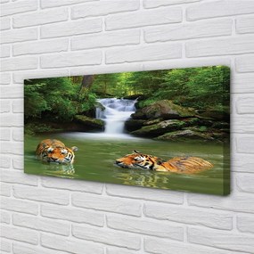 Obraz na plátne vodopád tigre 125x50 cm