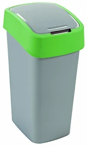 CURVER - Odpadkový kôš Flipbin 45 l, strieborno - zelený , 45 l