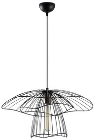 Čierne závesné svietidlo ø 50 cm Farac – Opviq lights