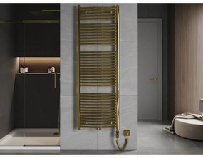 Mexen Ares, elektrické vykurovacie teleso 1800 x 600 mm, 600 W, zlatá lesklá, W102-1800-600-2900-50