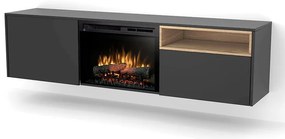 Elektrický krb Tecero 26" čierny/dub