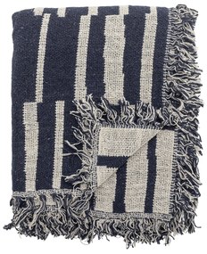 Bloomingville Prehoz z recyklovanej bavlny Frankie Blue 130 x 160 cm