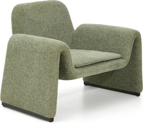 Zelené ženilkové kreslo Melvia – Kave Home
