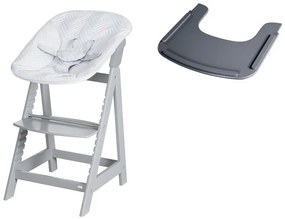 roba Detská vysoká stolička Born Up Zickzack 2 v 1 + Pultík k jedálenskej stoličke  (800008531)