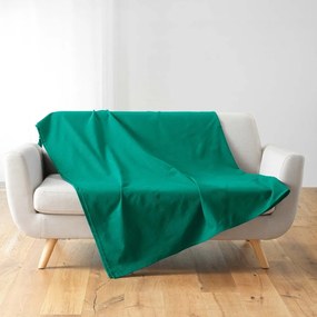 Zelenomodrý pléd 180x220 cm Lucile – douceur d'intérieur