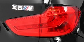Ramiz Detské elektrické autíčko BMW X6M lakované - čierne SUV + diaľkové ovládanie