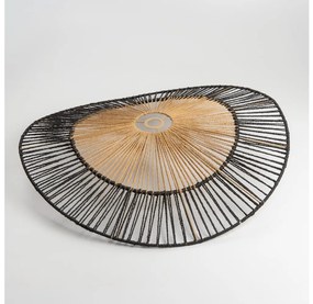 Univerzálne tienidlo KERIA, priemer 50 cm, hnedé/čierne