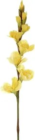 Umelý kveti Gladiola 85 cm, žltá%