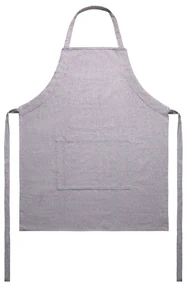 Svetlosivá bavlnená zástera 70 x 85 cm – Basic Ambiente - 596418