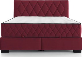 Posteľ Reve 180x200 cm, červená látka