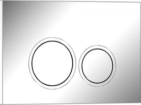 Mexen Tex 01, splachovacie tlačidlo, lesklý chróm, 6101-03