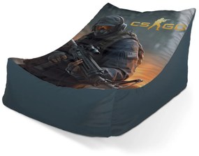 Sablio Sedací vak Lounge CS:GO Vojak 2 - 120 x 100 x 80 cm