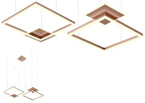 Redo 01-2616 - LED stmievateľný luster na lanku SIGUA LED/137W/230V CRI 90 hnedá