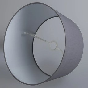Tienidlo na lampu z ľanu tmavosivá 45 cm