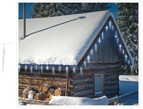 Vianočné svetielka 6,9 m/24 (72 led) studená biela, 8 režimov svietenia, pamäťová funkcia