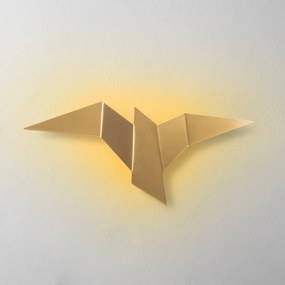 LED nástenné svietidlo v zlatej farbe Pacali – Opviq lights