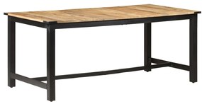 Jedálenský stôl 180x90x76 cm, surový mangový masív 287436