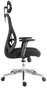 Kancelárska ergonomická stolička Neoseat FLEX PRO — čierna, nosnosť 150 kg