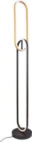 Zuma Line F241145502 - LED stojacia lampa RAVON 2xLED/36W/230V čierna/zlatá