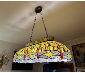 Vitráž tiffany lampa luster 100*47*156
