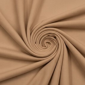 Látka metráž Jersey úplet cappuccino EMI, 1 meter