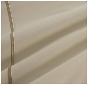 Béžové obliečky na jednolôžko z bavlny Renforcé s plachtou/6-dielne 140x200 cm Calm of Lines – Mila Home Luxury