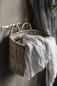 Ib Laursen Závesný prútený košík s uchami Square