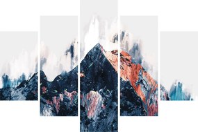 Obraz - Abstraktná hora (150x105 cm)