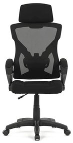 Autronic BONTEC Kancelárska stolička, výškovo nastaviteľná, čierna látka, KA-R223 BK Farba: Čierna