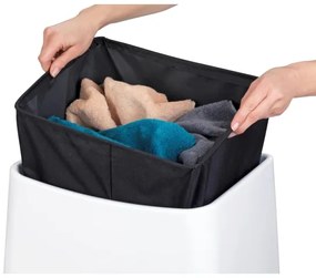 WENKO 22949100 - Stolička WING 45x48 cm biela/čierna