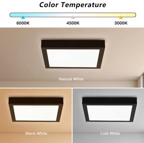 Brilagi-LED Stmievateľné kúpeľňové svietidlo FRAME SMART LED/24W/230V IP44 čierna+DO