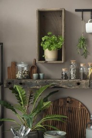 IB Laursen Drevená okrúhla doska s drážkami OILED ACACIA WOOD