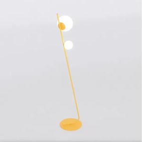 Stojacia lampa TATU 2xG9/8W/230V oranžová