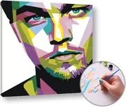 Maľovanie podľa čísel LEONARDO DICAPRIO –  nízka náročnosť