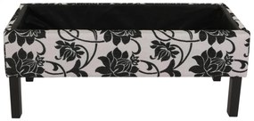 Lavička Renens - látka, vzor kvety