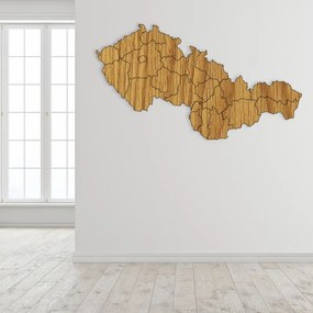 Puzzle mapa Českej a Slovenskej republiky, Československo | SENTOP HDF-M011