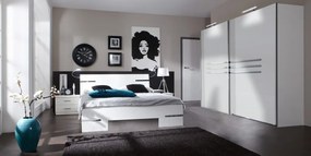 Dvojlôžková posteľ Anna 180x200 cm, biela