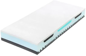 Tropico ALPINE BLUE AIR 22 cm - matrac s latexom a pamäťovou penou 200 x 210 cm, snímateľný poťah