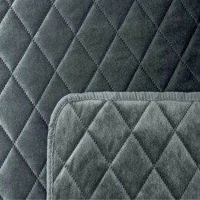 Prehoz na posteľ tmavosivý 200x220 cm