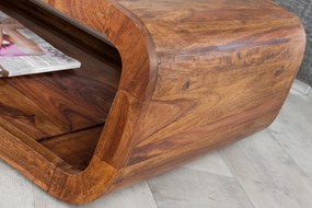 Konferenčný stolík Curved II 100cm Sheesham