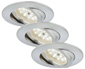 Briloner 7209-039 - SADA 3x LED Kúpeľňové podhľadové svietidlo ATTACH LED/5W/230V IP23