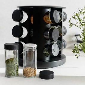 Sada koreničiek OTTO na otočnom stojane, čierna 982587