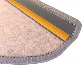 Vopi Nášľapy na schody Nature svetlo béžový polkruh, samolepiaci - 24x65 polkruh (rozmer vrátane ohybu)