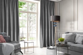 ZATEMŇOVACÍ ZÁVES NA PÁSKE ROSA 135X300 CM GRAFITOVÁ