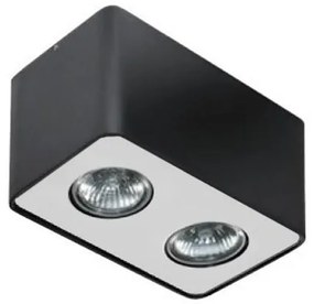 Moderné svietidlo AZZARDO NINO 2 black/alu AZ1385