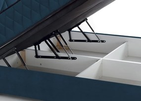 Posteľ Reve 180x200 cm, námornícka modrá