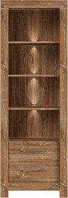 XXXLutz STOJACÍ REGÁL, farba duba, 68/200,5/42 cm Welnova - Regály - 002427002809